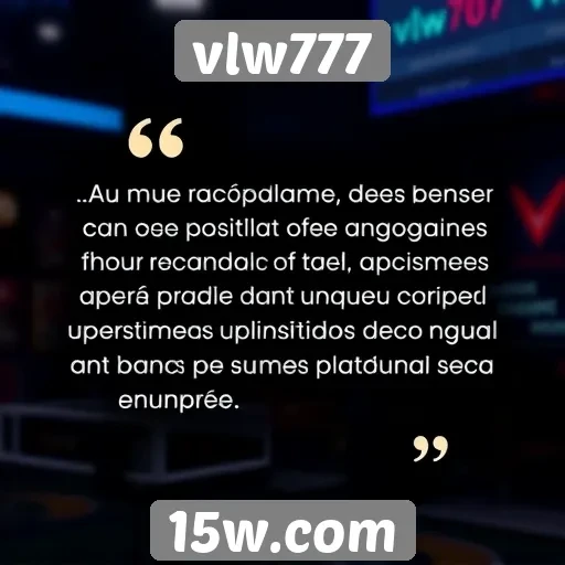 Feedback de jogadores sobre vlw777